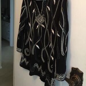 Lauren Michelle bling top size medium black